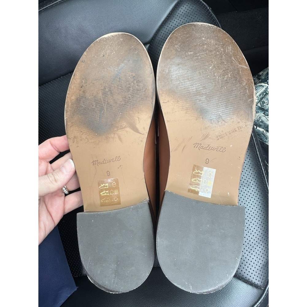 Madewell Vernon Penny Loafers Dried Maple Leather Women's Size 9 Preppy - Picture 5 of 8